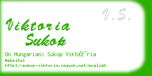 viktoria sukop business card